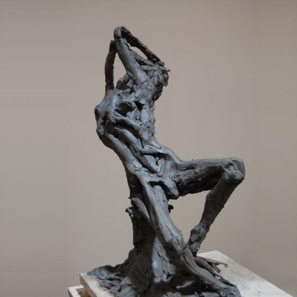sculpture du corps en argile à partir d'un modèle vivant  nantes (44)