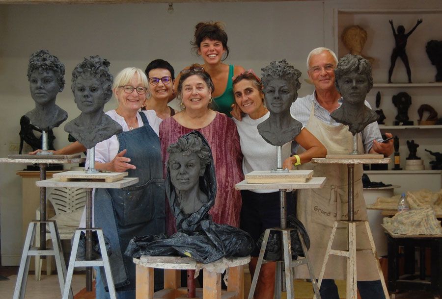 Stages de sculpture en portrait d'argile  Bressuire  (79)